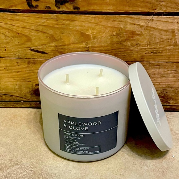 White Barn Accents White Barn 3 Wick Candle Applewood Clove Poshmark